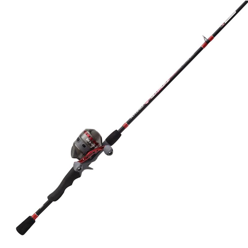 Zebco Rhino 33 Spincast Rod & Reel Combo, 6' 2-Piece Medium, Bite Alert, Anti-Reverse 21-39248