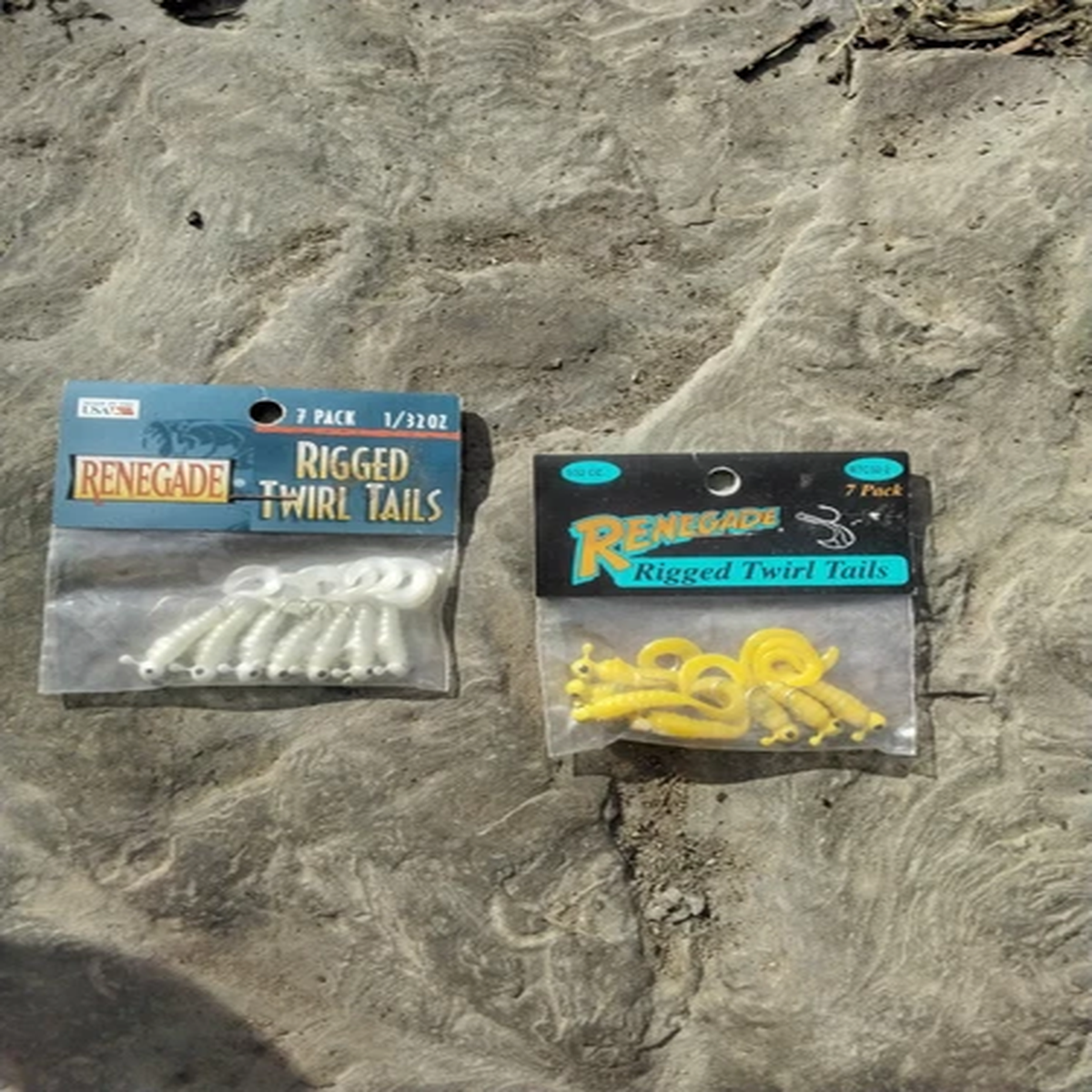 "Renegade" Rigged Twirl Tails vintage fishing equipment