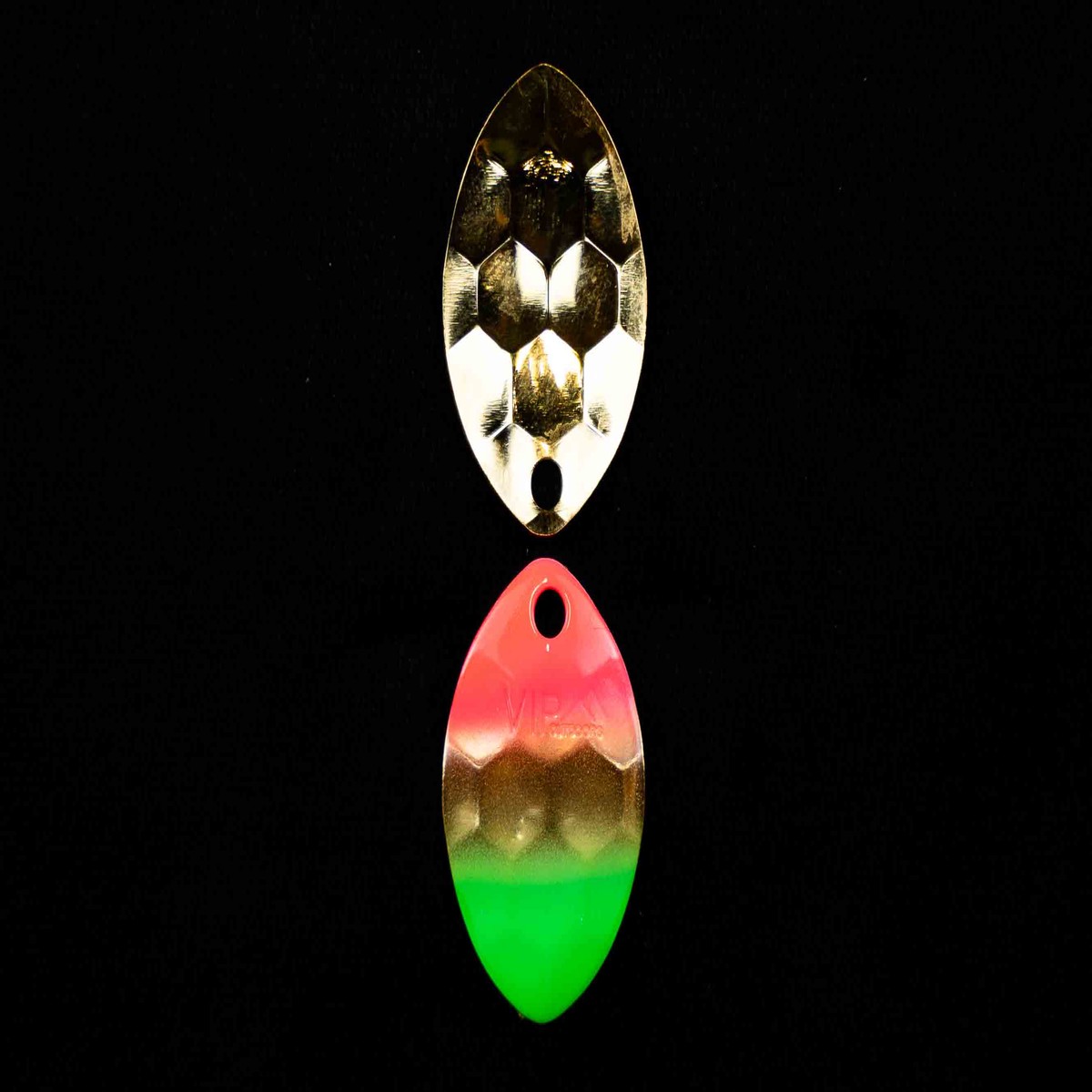 #3.5 Cascade "Gold Mex Flag" Spinner Blade (single blade)