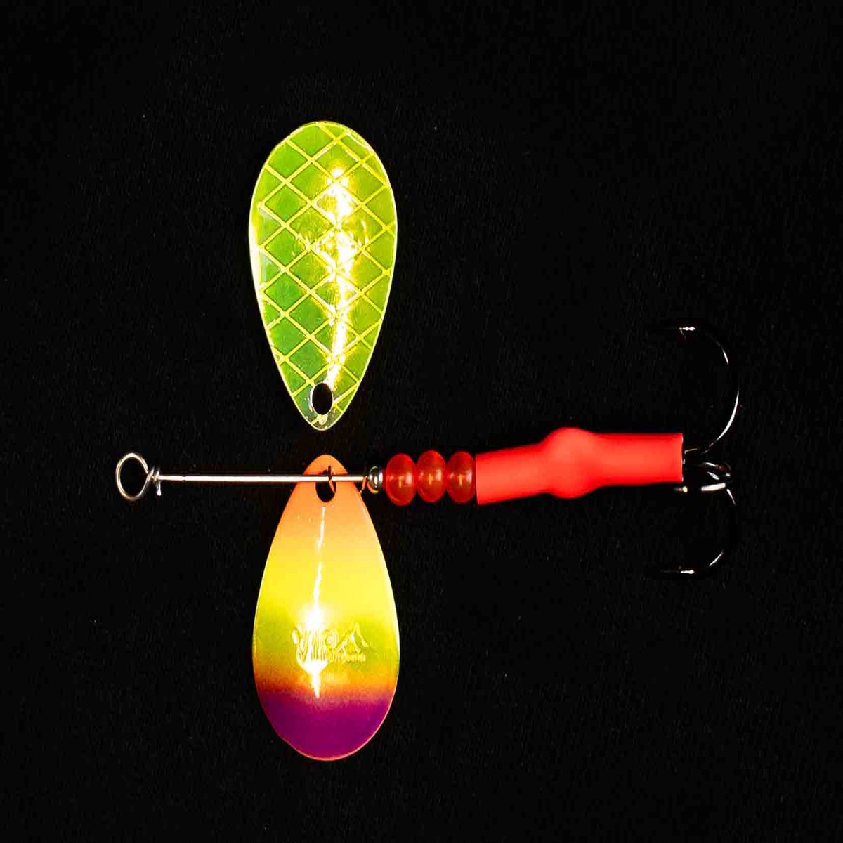 #3.5 BV Deep Cup Candy PTR Salmon Spinner (Single Spinner)